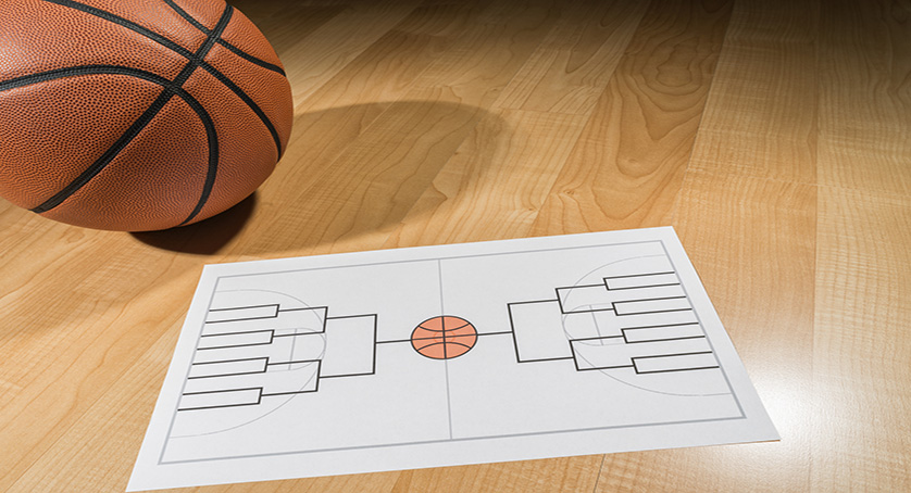 march madness bracket on paper